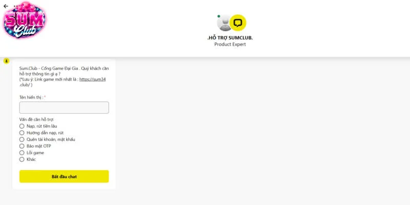 Live Chat là kênh liên hệ SUMCLUB phổ biến Live Chat là kênh liên hệ SUMCLUB phổ biến