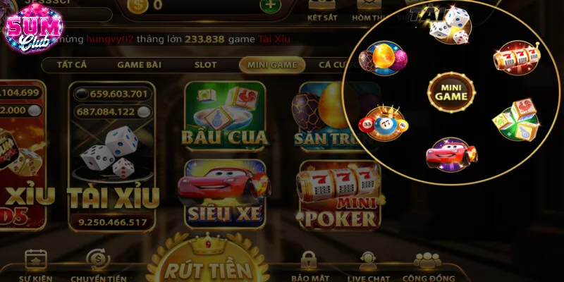 Minigame với những trò chơi phiên bản nhỏ gọn Minigame với những trò chơi phiên bản nhỏ gọn
